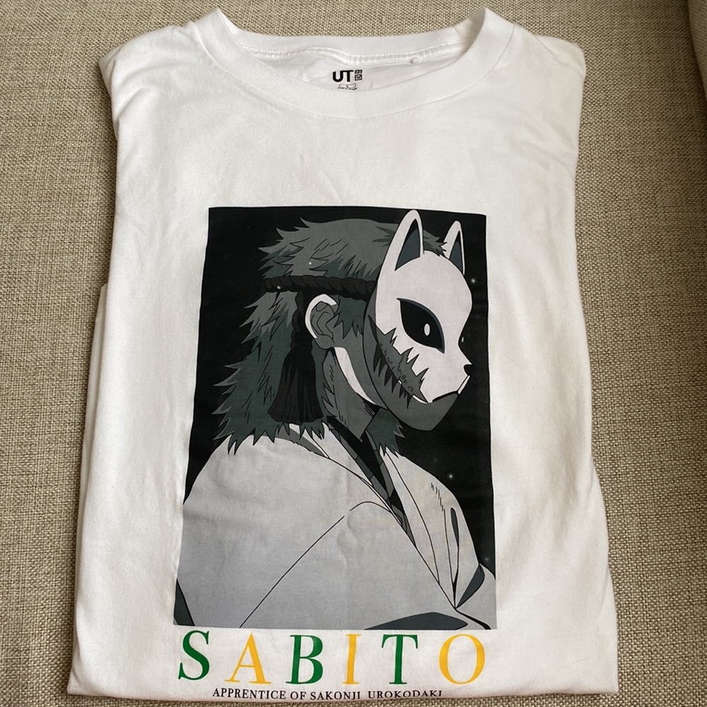 Anime Demon Slayer:"Kimetsu No Yaiba" UT Short Sleeve Graphic T-shirt Sz L